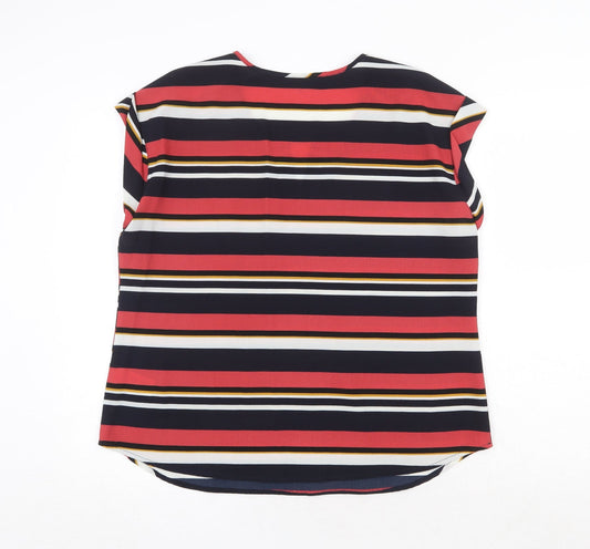 Womens UK Size L Cleo Multicoloured Basic Blouse