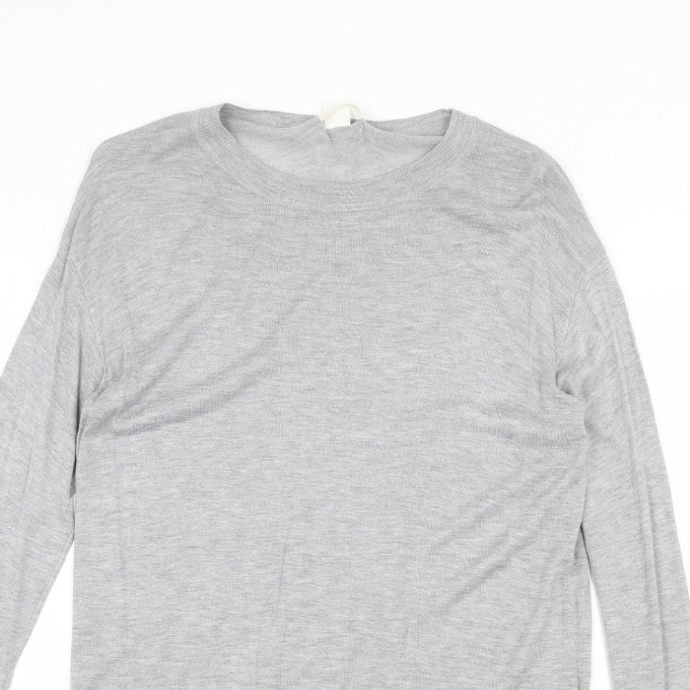 Womens UK Size S H&M Grey Pullover Jumper