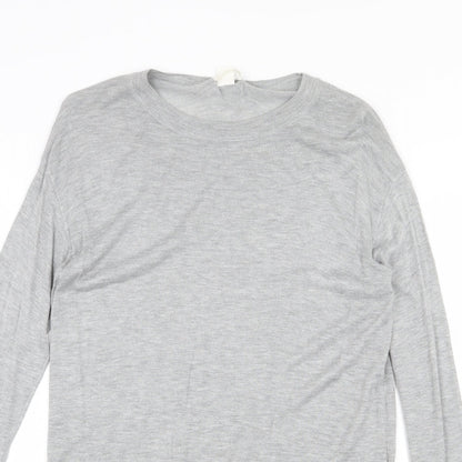 Womens UK Size S H&M Grey Pullover Jumper