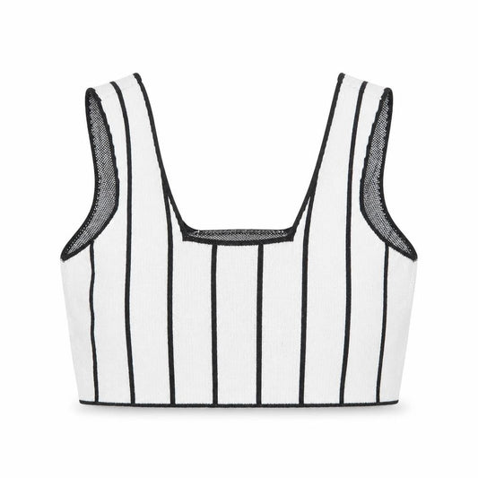 Womens UK Size 12 ASOS White Cropped Tank