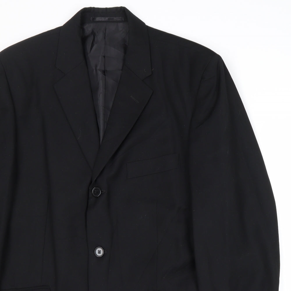 Mens UK Size 40 Burton Regular Black Suit Jacket