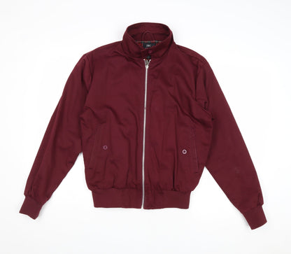 JBC Womens Red Bomber Jacket Jacket Size XS Zip