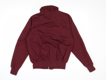 JBC Womens Red Bomber Jacket Jacket Size XS Zip
