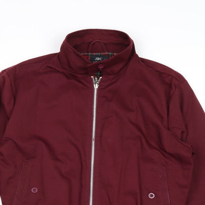 JBC Womens Red Bomber Jacket Jacket Size XS Zip