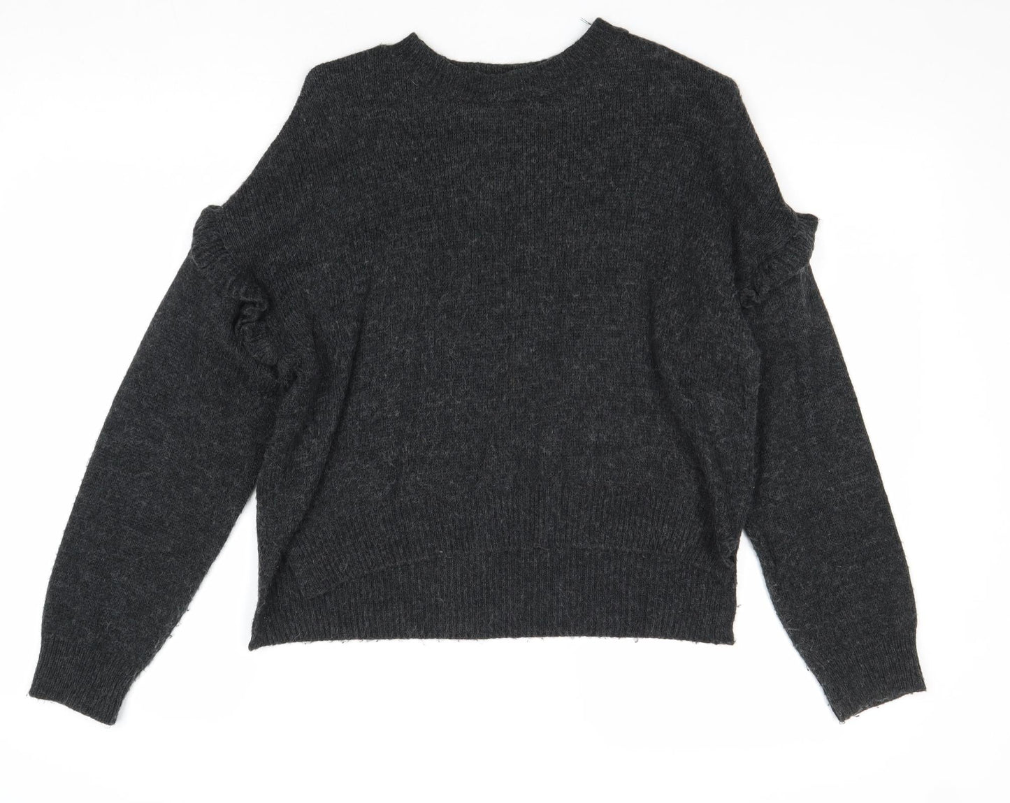 Womens UK Size XS Cooperative Grey Pullover Jumper