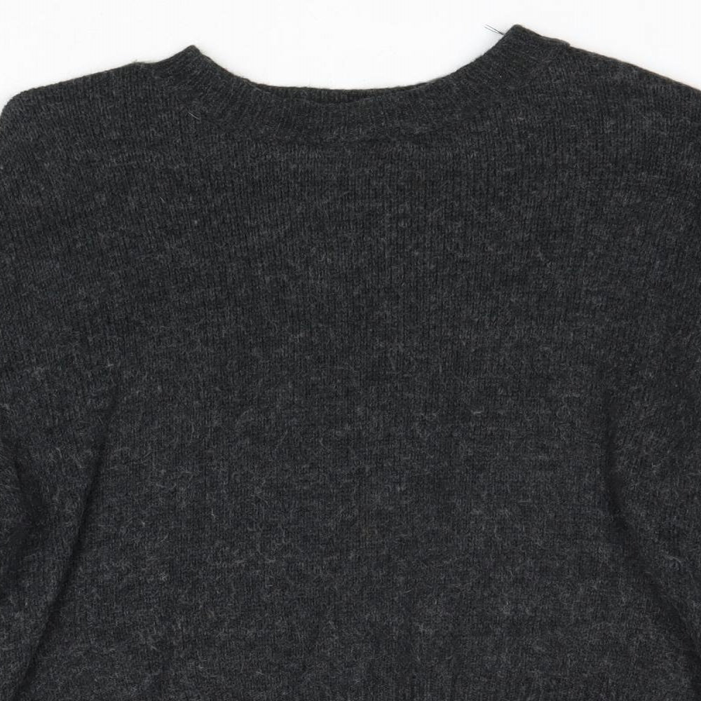 Womens UK Size XS Cooperative Grey Pullover Jumper