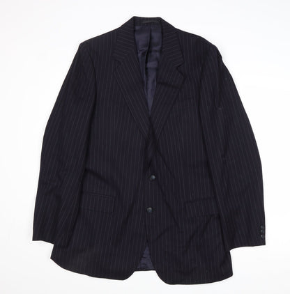 Mens UK Size 40 St Michael Regular Blue Suit Jacket