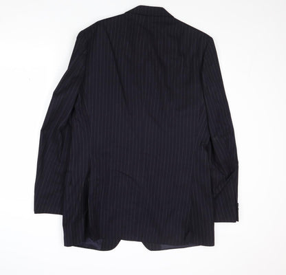 Mens UK Size 40 St Michael Regular Blue Suit Jacket