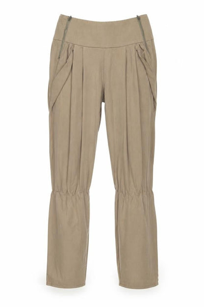 Womens UK Size 8 Topshop Regular Fit  Brown Trousers