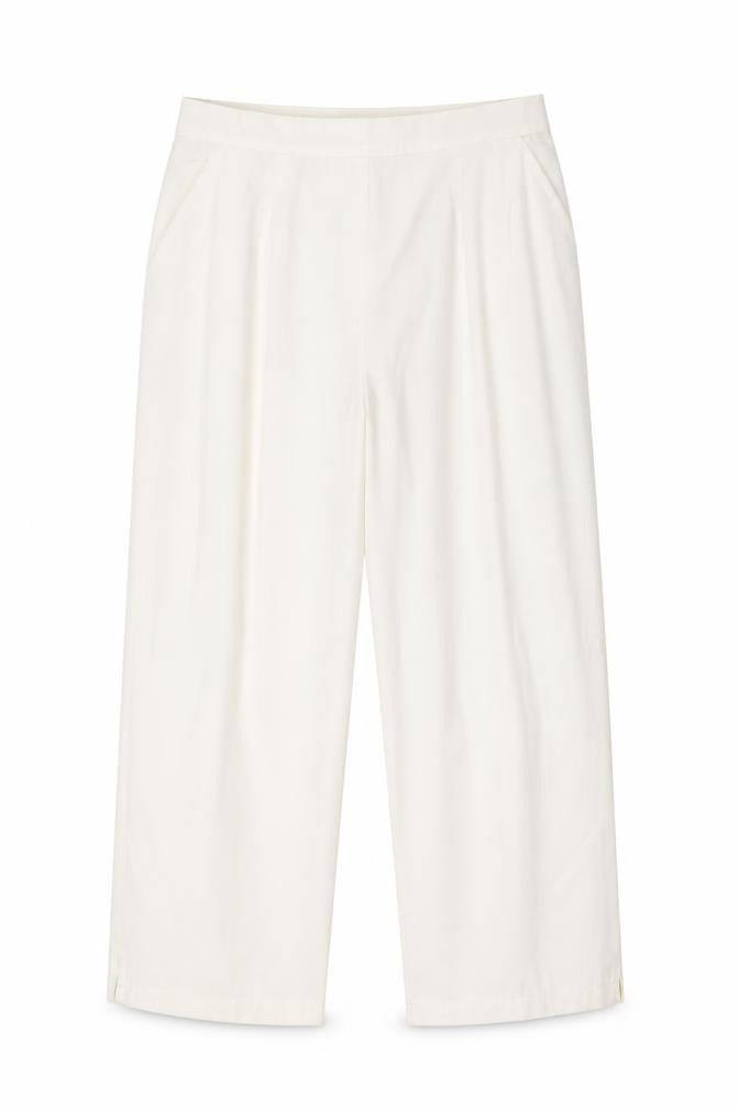 Womens UK Size 14 Agenda Regular Fit  White Trousers
