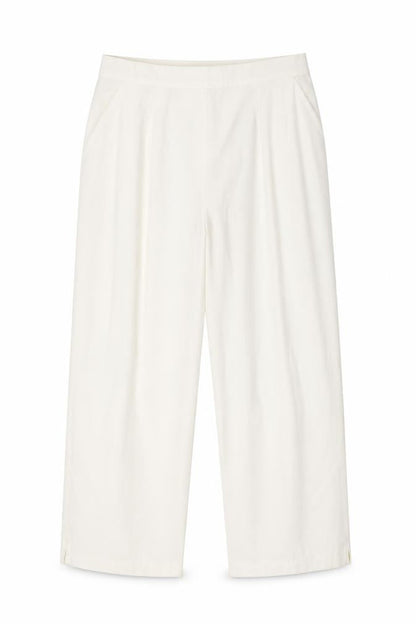 Womens UK Size 14 Agenda Regular Fit  White Trousers