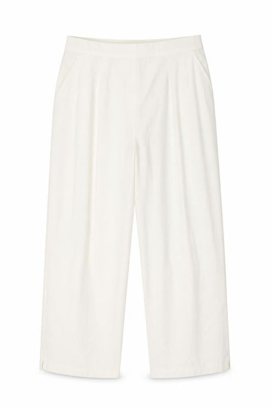 Womens UK Size 14 Agenda Regular Fit  White Trousers