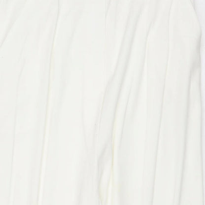 Womens UK Size 14 Agenda Regular Fit  White Trousers