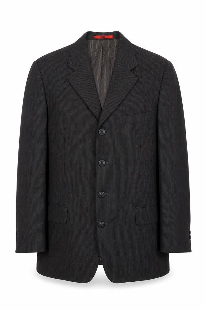 Mens UK Size 40 River Island Regular Black Suit Jacket