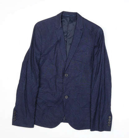 Mens UK Size 34 H&M Regular Blue Suit Jacket