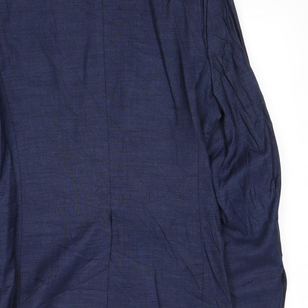 Mens UK Size 34 H&M Regular Blue Suit Jacket