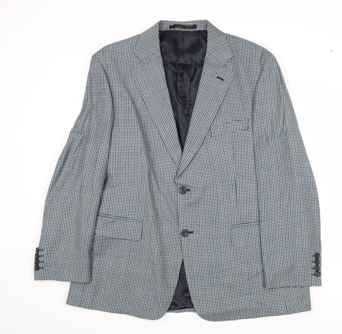 Mens UK Size 42 Marks and Spencer Regular Blue Suit Jacket