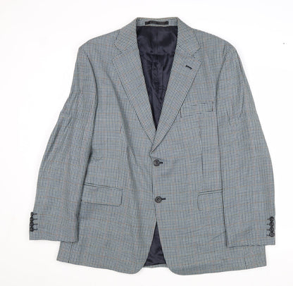 Mens UK Size 42 Marks and Spencer Regular Blue Suit Jacket