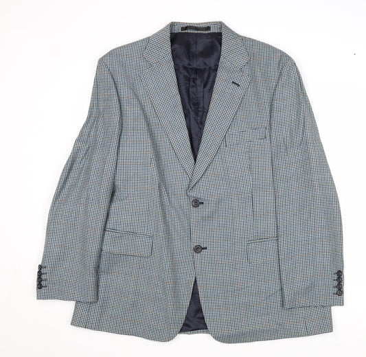 Mens UK Size 42 Marks and Spencer Regular Blue Suit Jacket