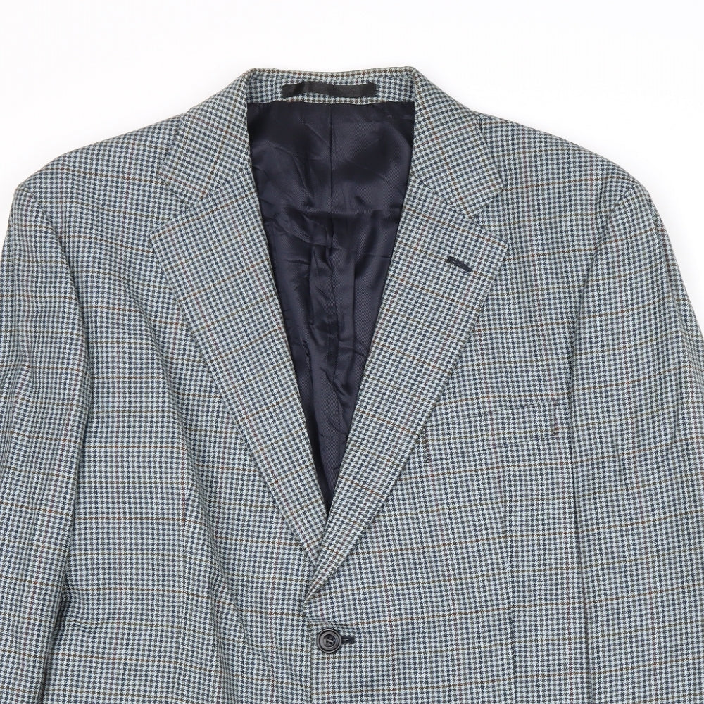 Mens UK Size 42 Marks and Spencer Regular Blue Suit Jacket