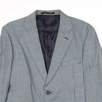 Mens UK Size 42 Marks and Spencer Regular Blue Suit Jacket