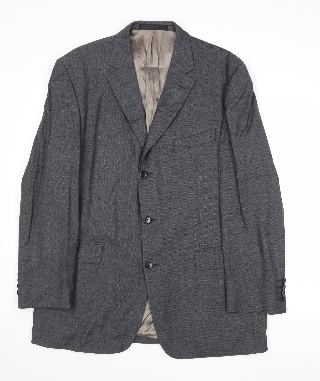 Mens UK Size 42 Marks and Spencer Regular Grey Suit Jacket