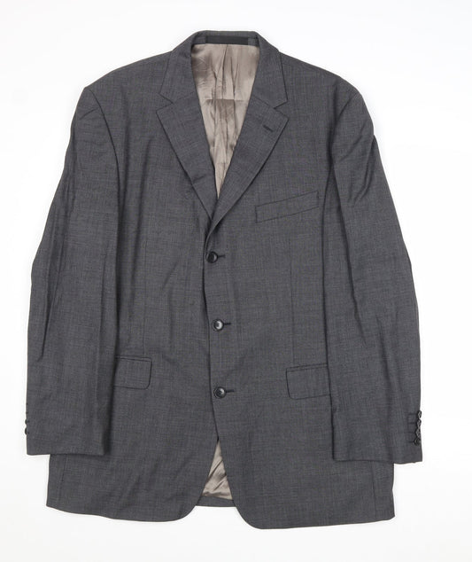 Mens UK Size 42 Marks and Spencer Regular Grey Suit Jacket
