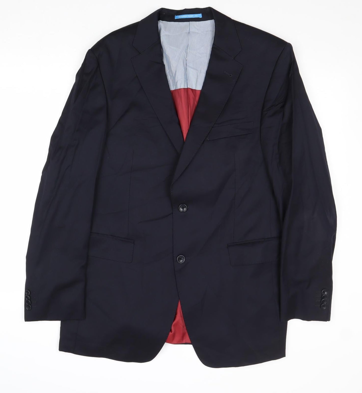 Mens UK Size 40 Van Kollem Regular Blue Suit Jacket