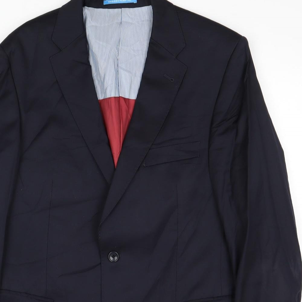 Mens UK Size 40 Van Kollem Regular Blue Suit Jacket