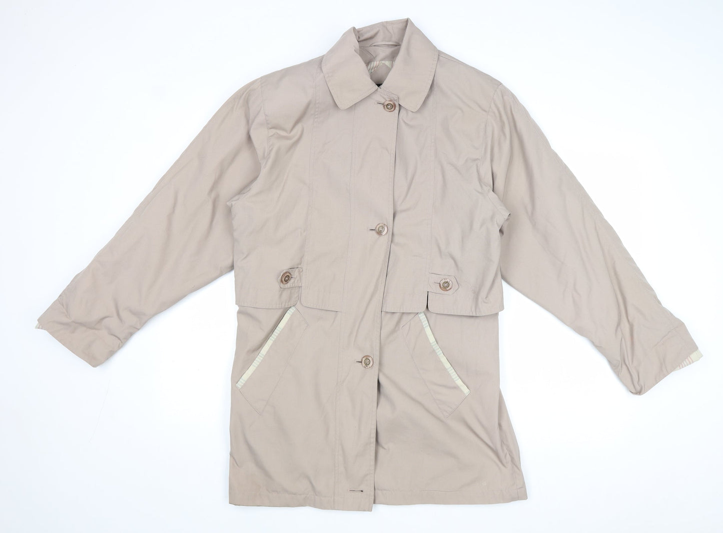 Womens UK Size 10 David Barry Beige Jacket