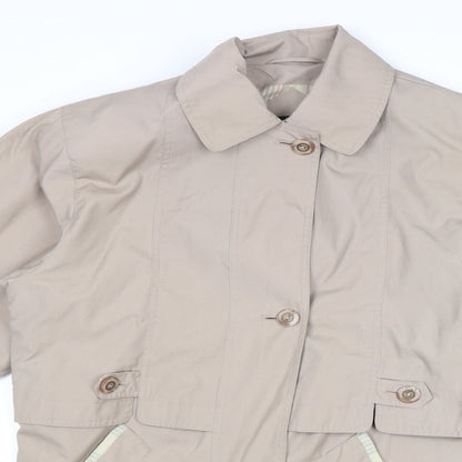 Womens UK Size 10 David Barry Beige Jacket
