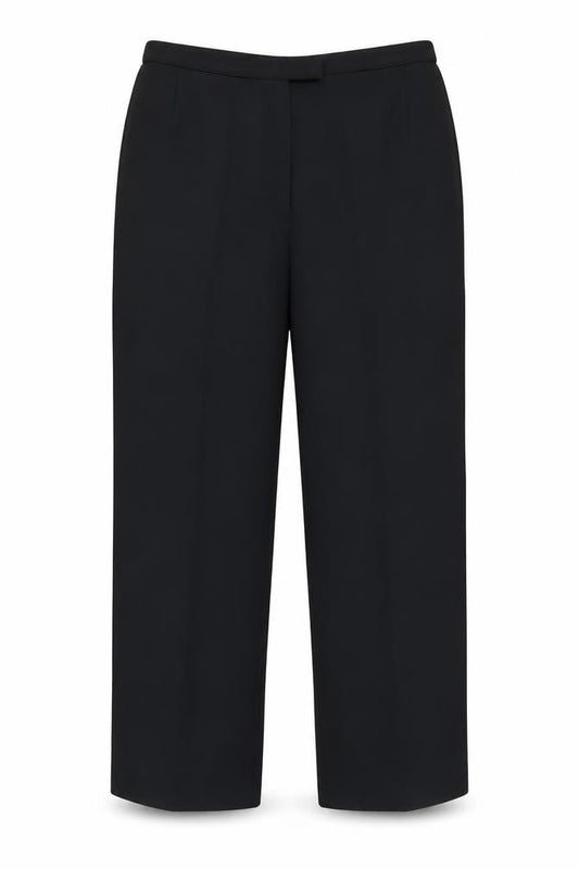 Womens UK Size 12 Marks and Spencer Regular Fit  Black Trousers