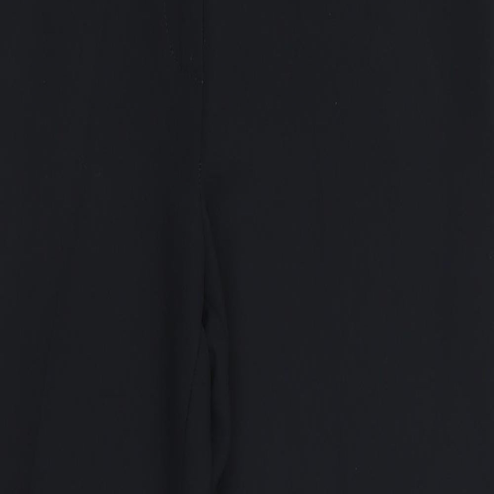 Womens UK Size 12 Marks and Spencer Regular Fit  Black Trousers