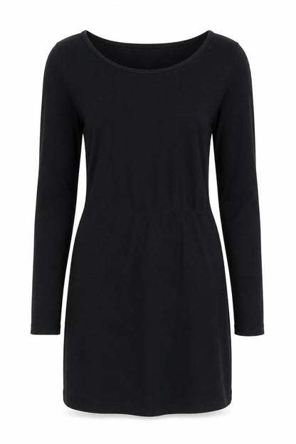 H&M Womens Black Cotton A-Line Size XS Round Neck Pullover