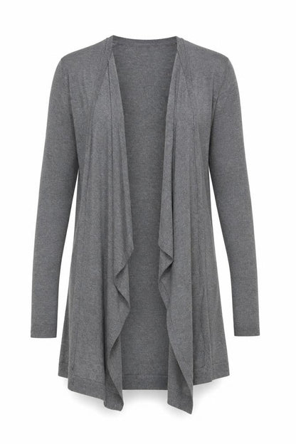 Womens UK Size 10 Red Herring Grey Cardigan Jumper