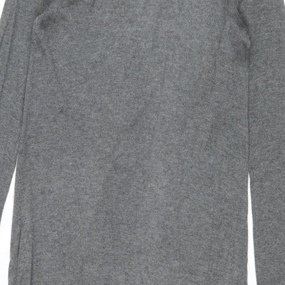 Womens UK Size 10 Red Herring Grey Cardigan Jumper