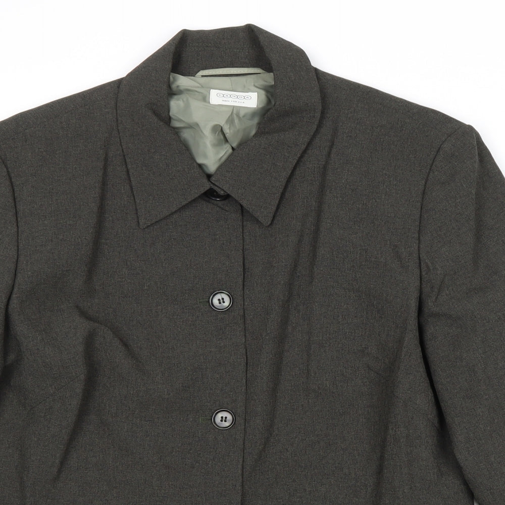 Womens UK Size 16 Canda Brown Jacket