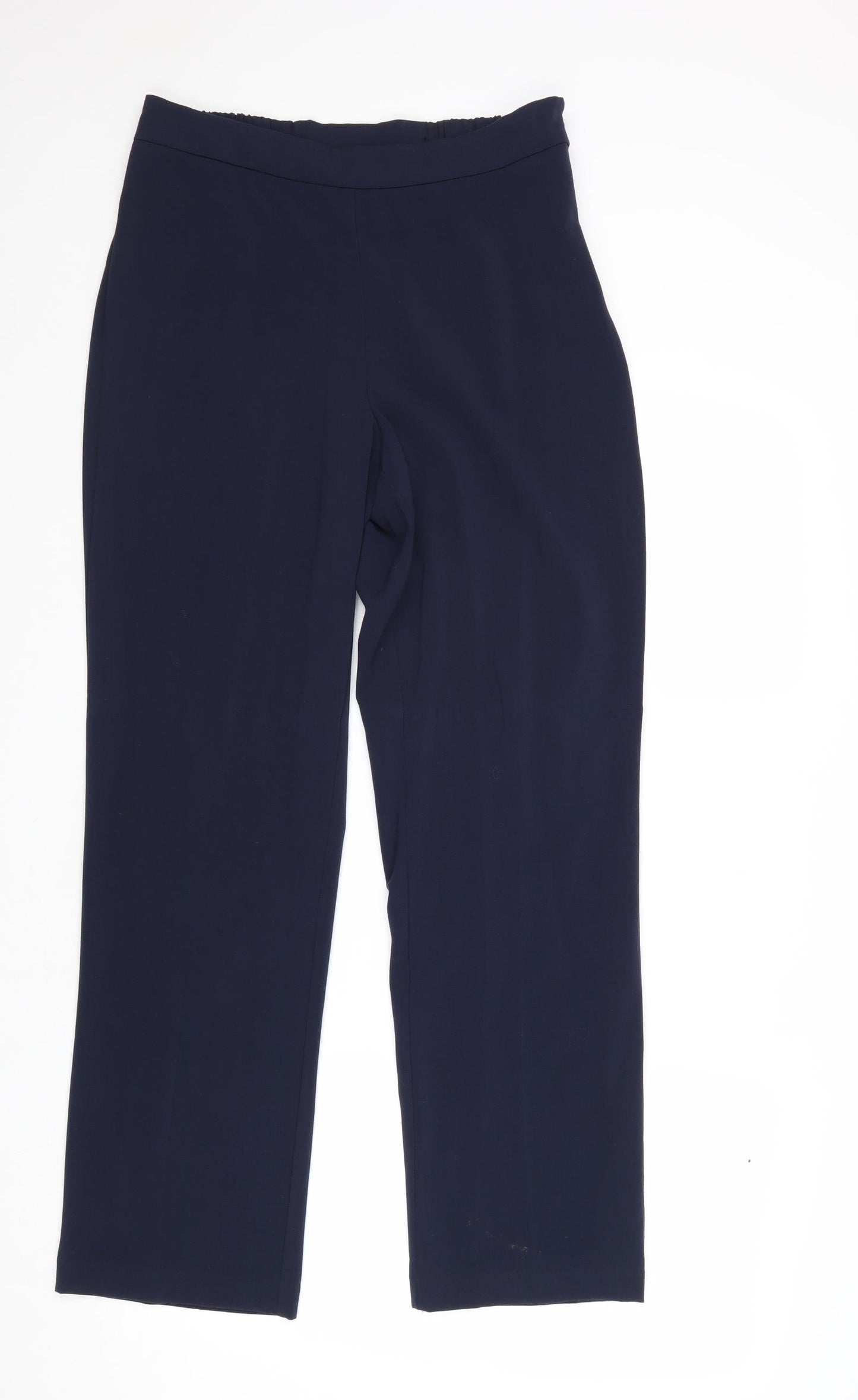 Womens UK Size 12 EWM Regular Fit  Blue Trousers