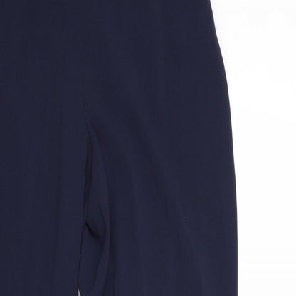 Womens UK Size 12 EWM Regular Fit  Blue Trousers
