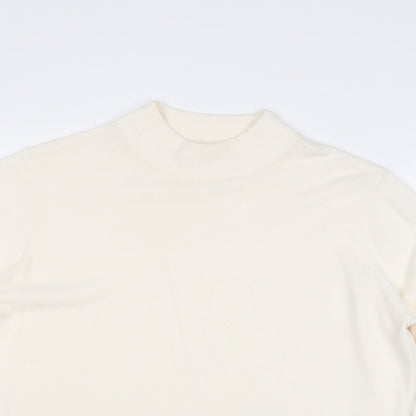 BHS Womens Ivory Round Neck Acrylic Pullover Jumper Size 20