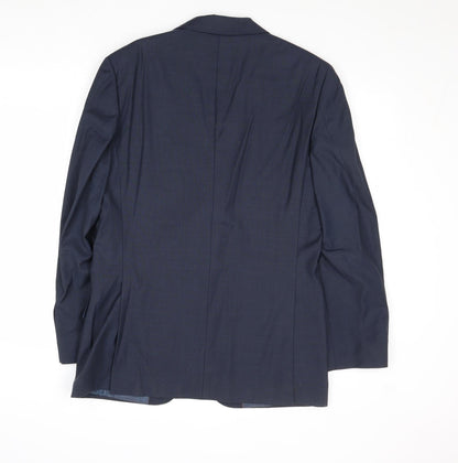 Mens UK Size 38 Linea Regular Blue Suit Jacket