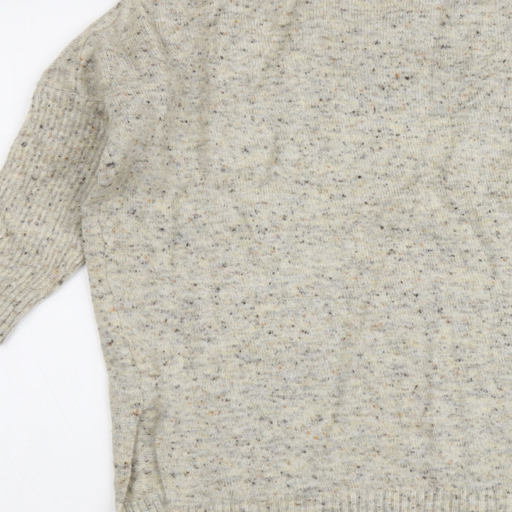 Womens UK Size 10 Warehouse Beige Pullover Jumper