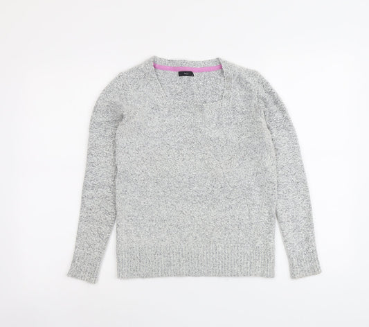 Womens UK Size 10 M&Co Grey Pullover Jumper