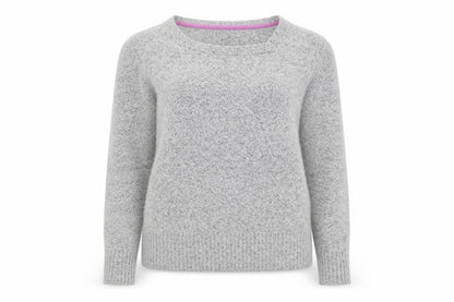 Womens UK Size 10 M&Co Grey Pullover Jumper