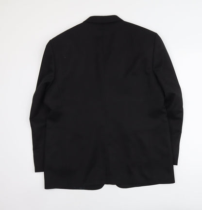 Mens UK Size L Zantos Regular Black Suit Jacket