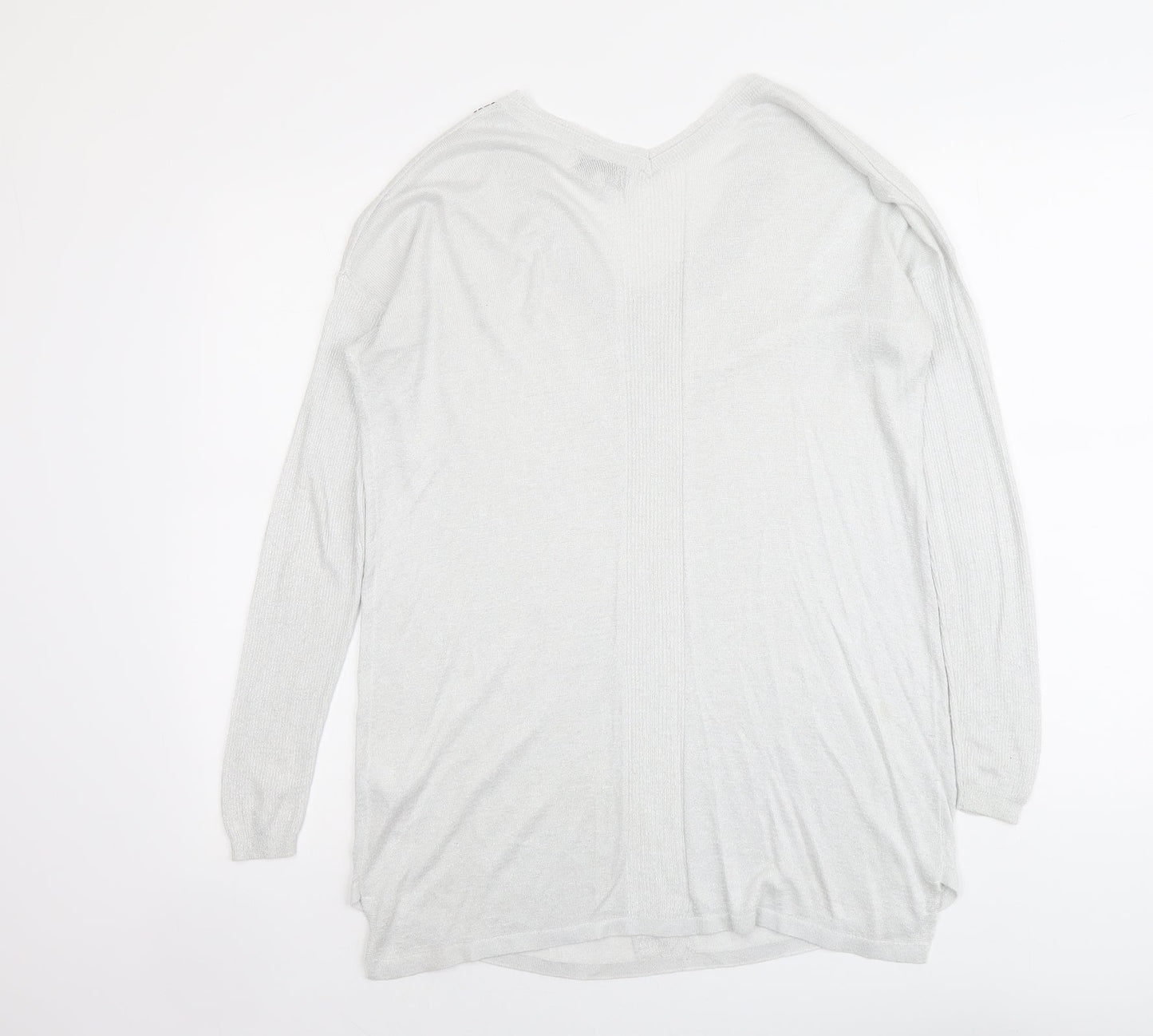 Womens UK Size 10 NEXT Grey Pullover Jumper