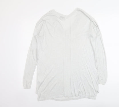 Womens UK Size 10 NEXT Grey Pullover Jumper