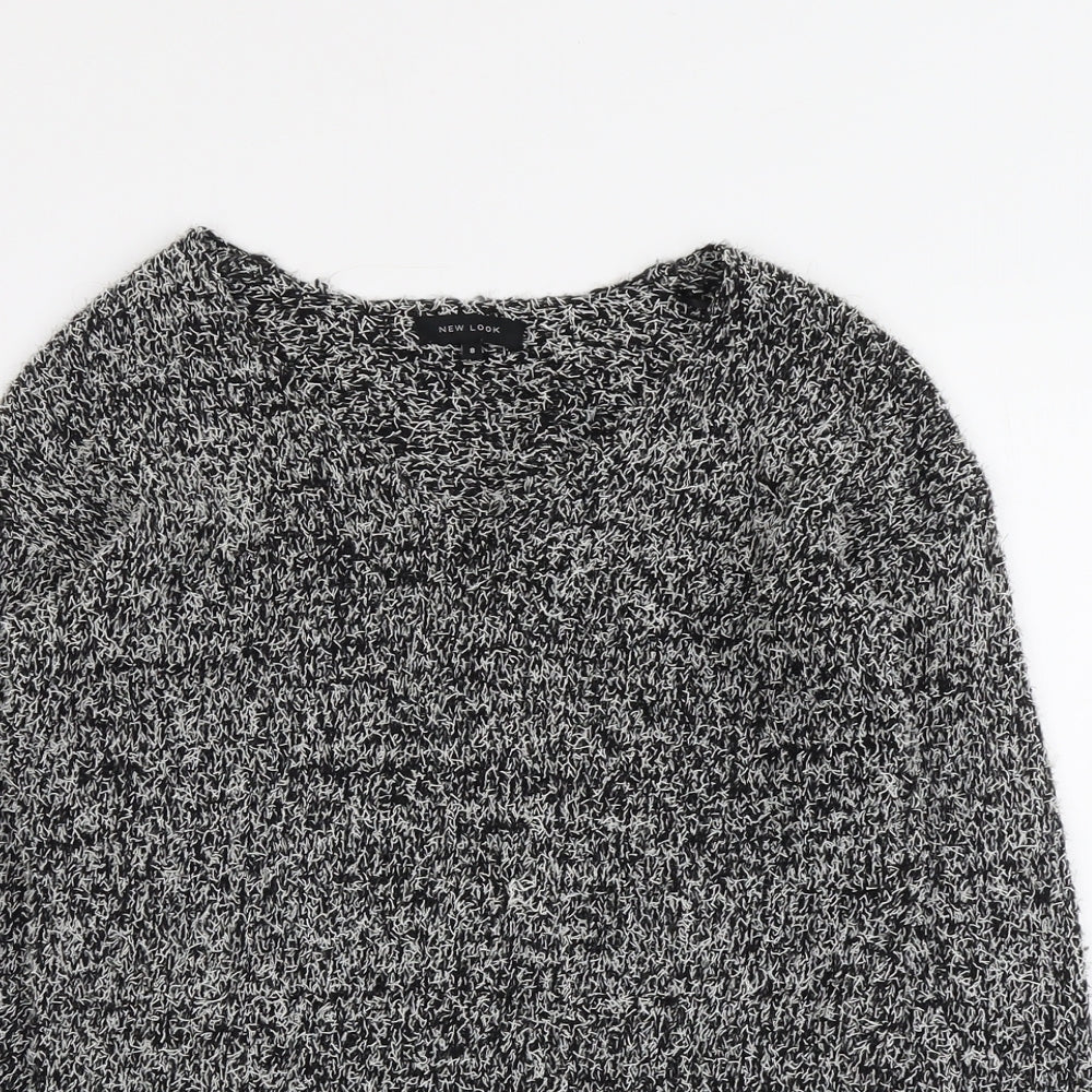 Womens UK Size 8 New Look Black Pullover Jumper