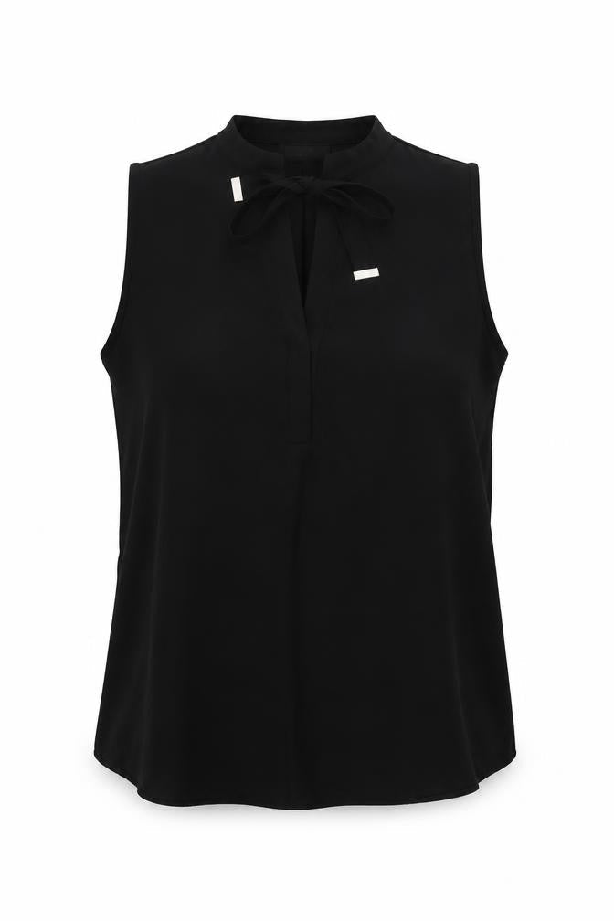Womens UK Size M Wallis Black Basic Blouse