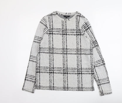 Womens UK Size 10 NEXT Grey Pullover Jumper